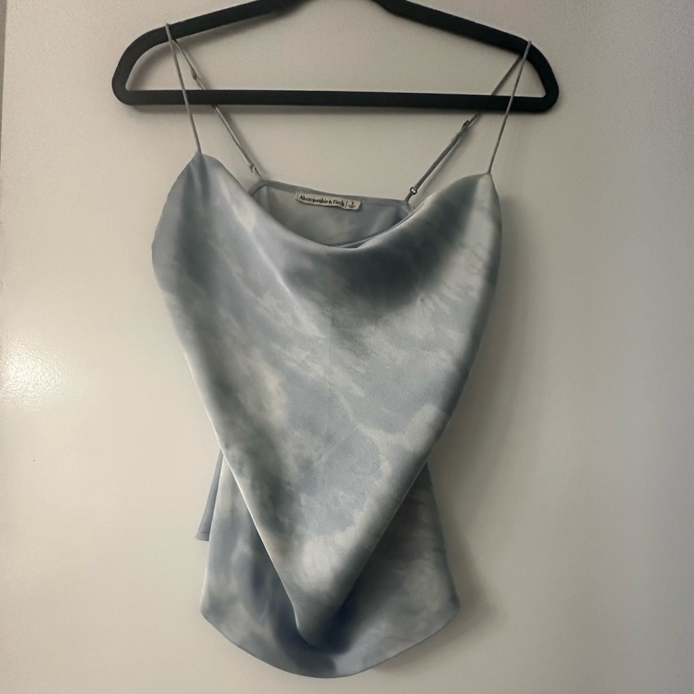 Abercrombie & Fitch Sky Blue Asymmetrical Camisole Top